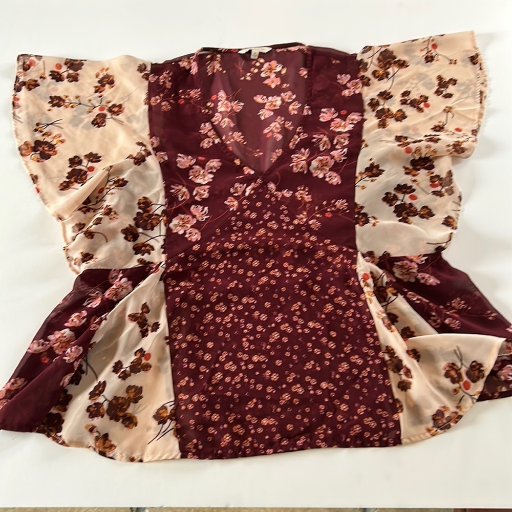 Lucky sheer blouse sz M - Picture 1 of 3